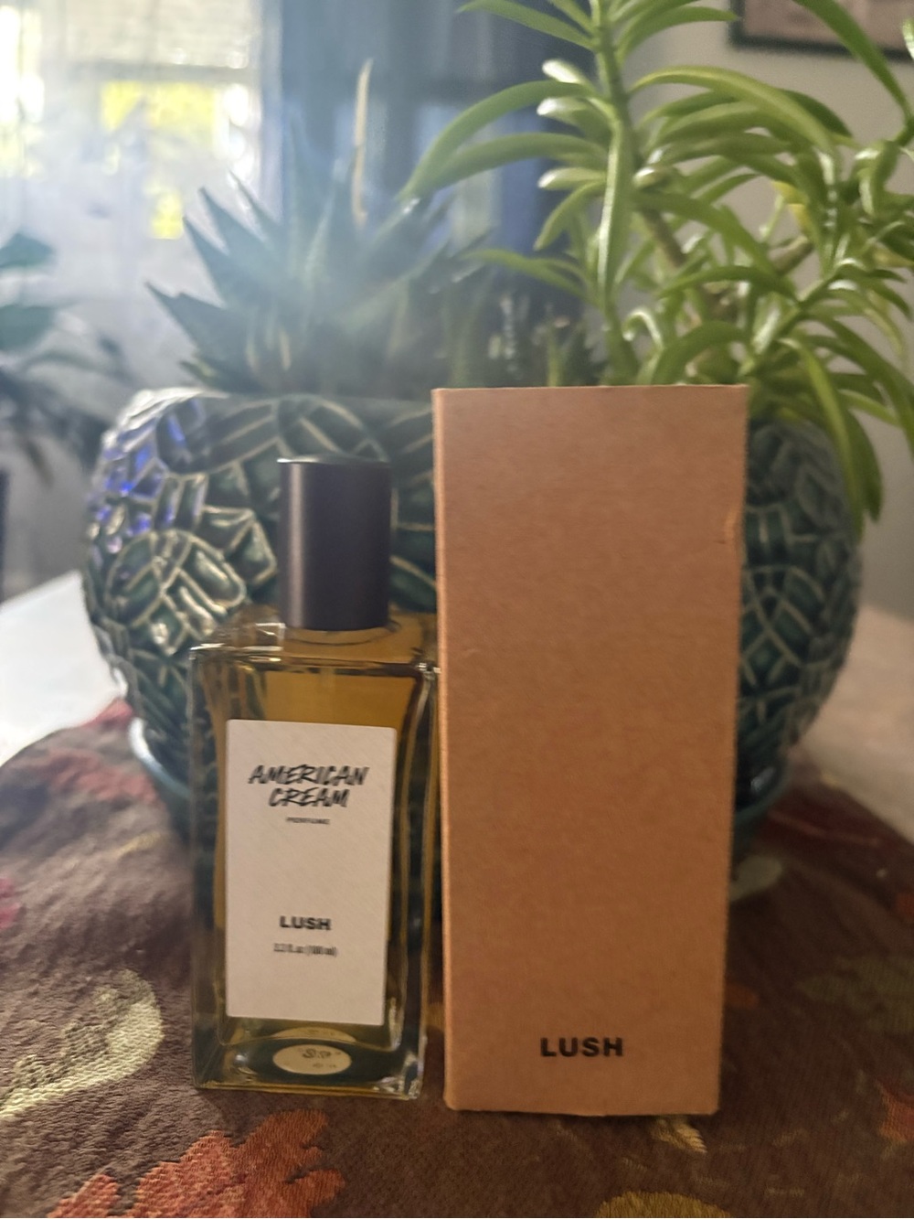 Lush American Cream Bottle in Amber and Black